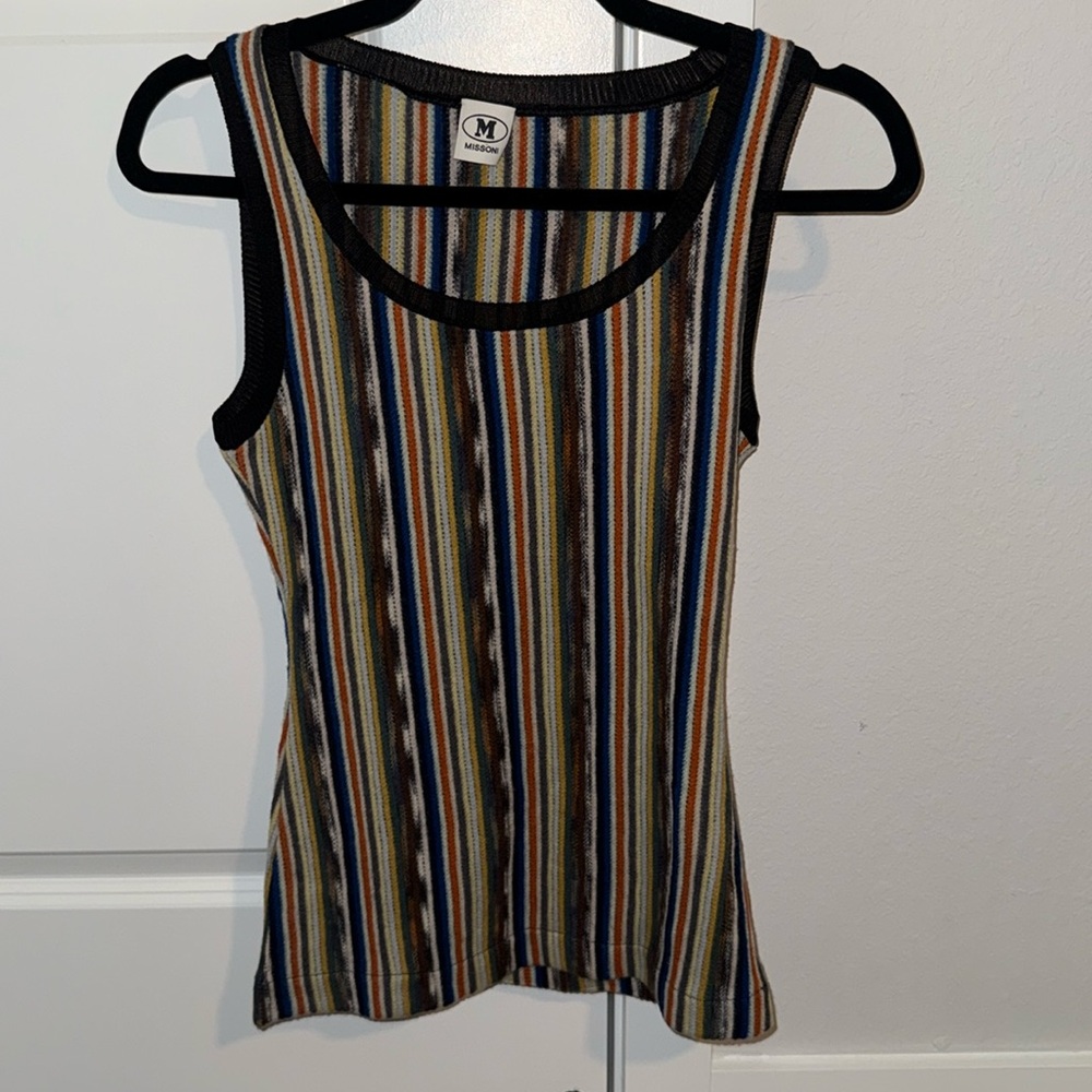 M Missoni tank top knit size S NWT